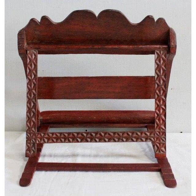 Vintage Rustic Oak Lectern For Sale - Image 14 of 18