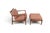 Origin: Sweden Designer: Folke Olhsson Manufacturer: DUX Era: 1960s Materials: Beech, Wool Measurements: Chair: 27″ wide x...