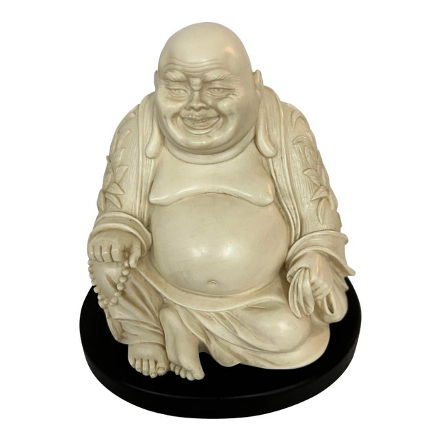 Italian Happy Buddha Figurine by A. Giannelli For Sale