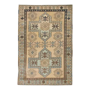 Vintage Turkish Rug 4'3" x 6'3"