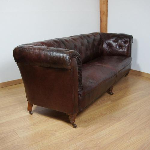 Victorian Leather Chesterfield Sofa For Sale - Image 13 of 16