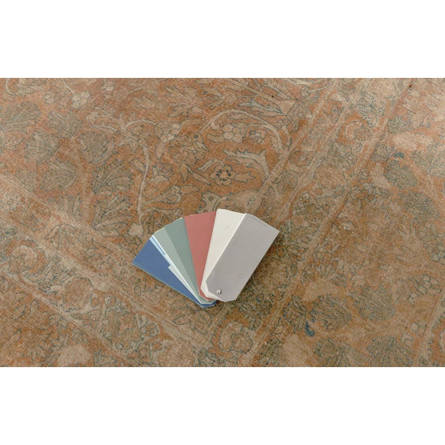 Indian Fine 1920s Indian Brown Handmade Wool Rug For Sale - Image 3 of 11