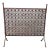 Antique Late 19th Century Spanish Wrought Iron Fireplace Screen For Sale