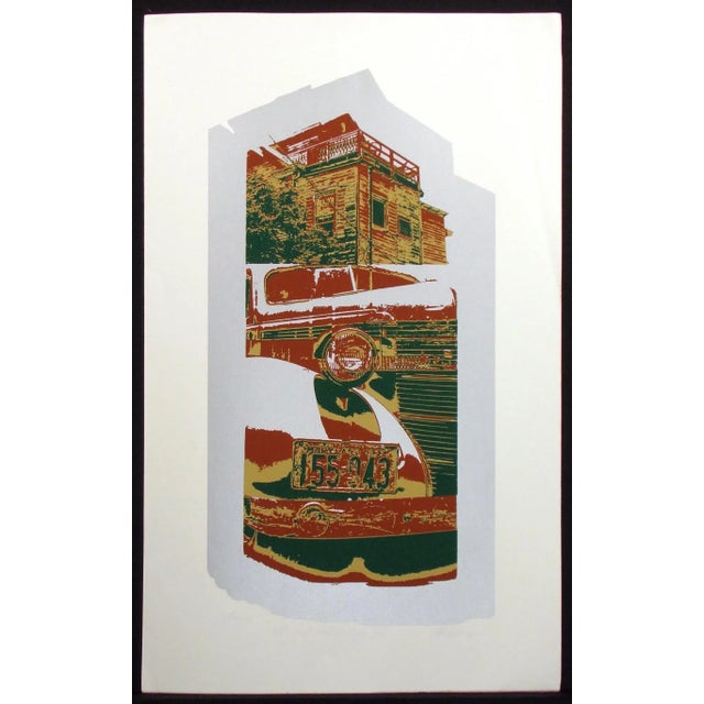 1980s Dean Konopisos "Oh Just Back of Sloppy Joes" IV Signed Serigraph For Sale In Denver - Image 6 of 6