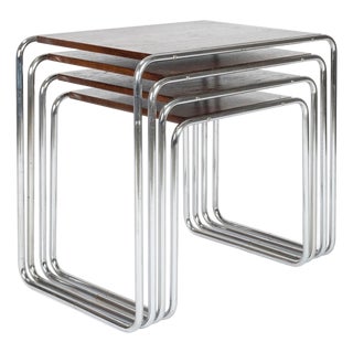 B-9 Nesting Tables from Slezak Factories, Set of 4 For Sale