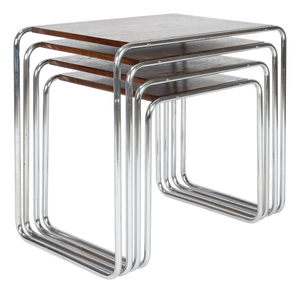 B-9 Nesting Tables from Slezak Factories, Set of 4