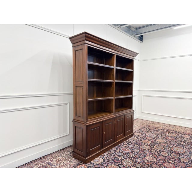 English Semi Open Bookcase For Sale - Image 4 of 14