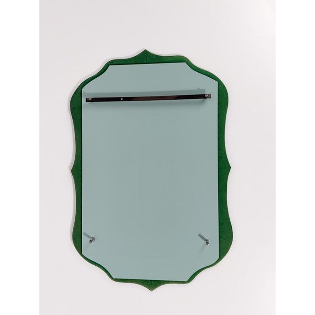 Vintage Italian Peach-Pink Crystal Mirror, 1950s For Sale - Image 15 of 18