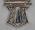 Silver French Art Deco Wall Sconces by Degue 1920s France - A Pair For Sale - Image 8 of 13