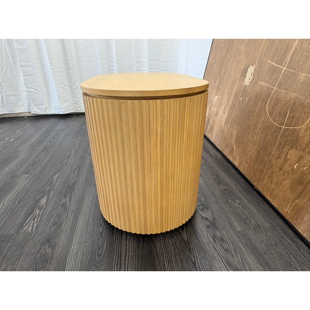 Rh Byron Closed Nightstand – 32" Light Oak | Designed by Harrison & Nicholas Condos For Sale - Image 9 of 18