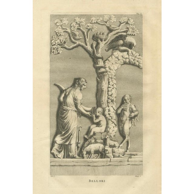 After Bernard de Montfaucon, Bellori Roman Relief with Children and Animals, 1721, Engraving For Sale - Image 6 of 10