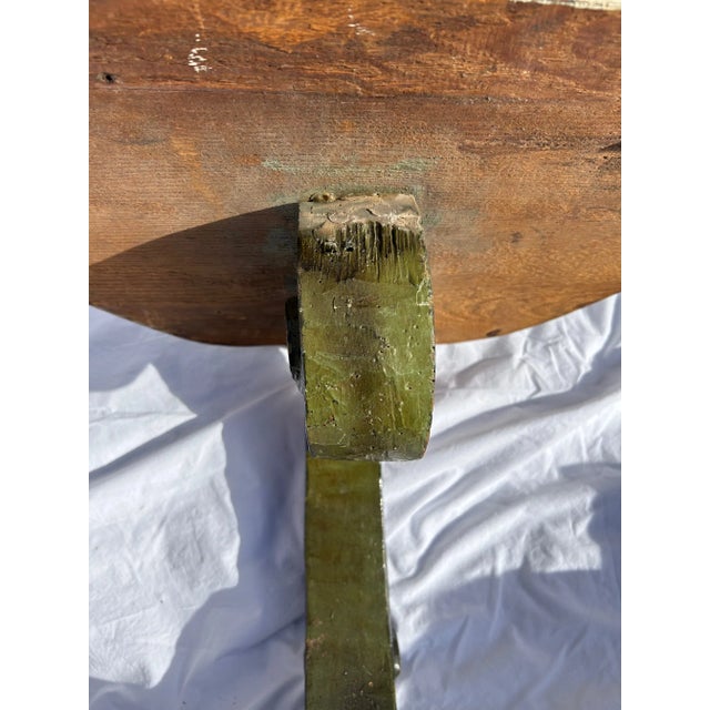 Pair Italian Carved & Painted Consoles For Sale - Image 12 of 12