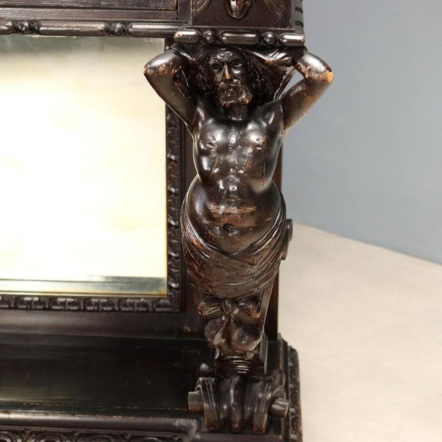 Neobaroque Console with Mirror For Sale - Image 5 of 15