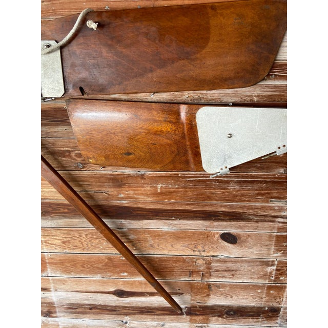 Brown 1950s Nautical Wall Art Ship Rutters - a Pair For Sale - Image 8 of 12
