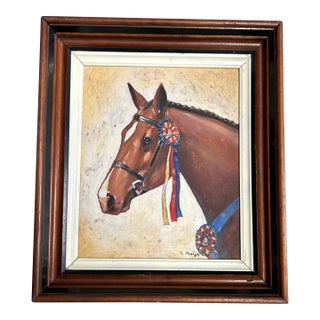 Contemporary Original Horse Painting by Stephen Heigh “Best in Show” For Sale