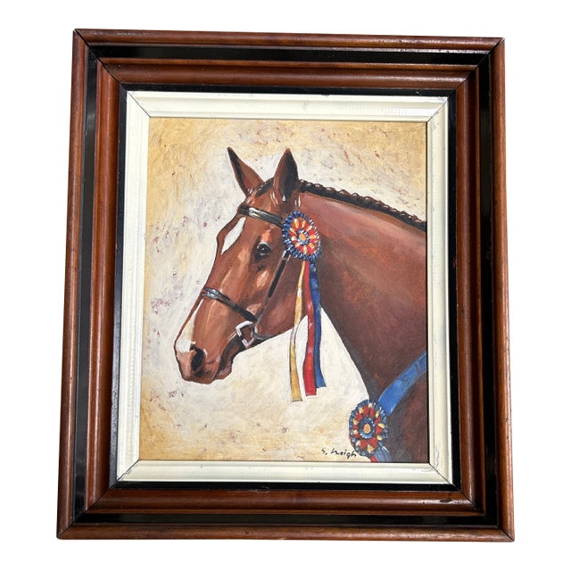 Contemporary Original Horse Painting by Stephen Heigh “Best in Show” For Sale