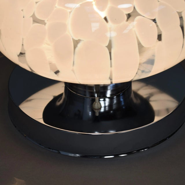 Italian Murano Glass Table Lamp, 1970s For Sale - Image 6 of 10