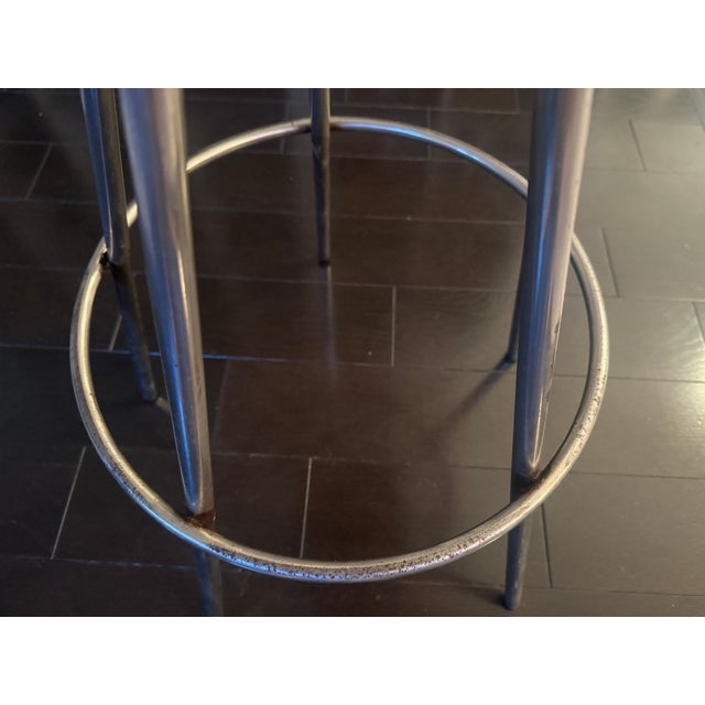 1990s 1990s Set of 4 Jamaica Bar Stools by Pepe Cortés for Amat — Made in Spain, Stamped For Sale - Image 5 of 5