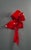 Rare, very large gift bow hand-formed from red plastic. Ideal for that special gift, for an unforgettable moment.