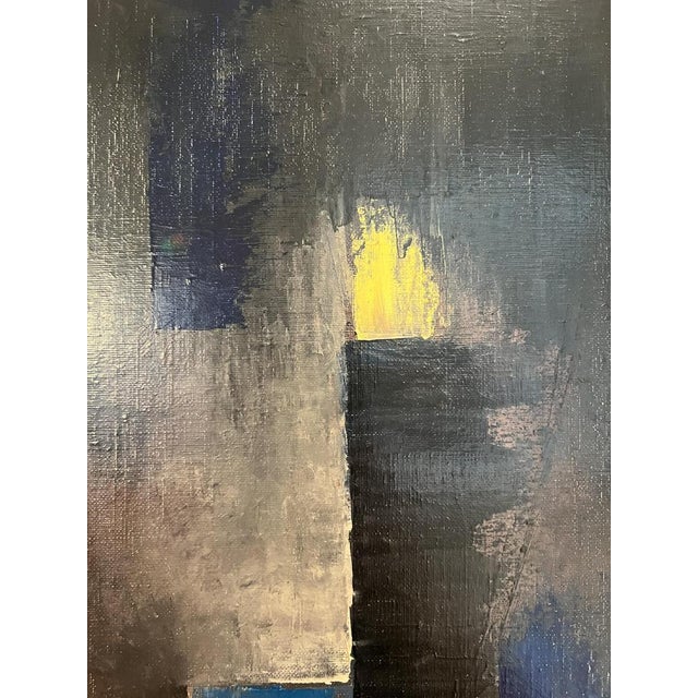 1950s Bergerioux, Composition, 1957, Oil on Canvas For Sale - Image 5 of 11