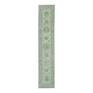 Turkish Oushak Rug 2'1" x 10'8" #19487 For Sale
