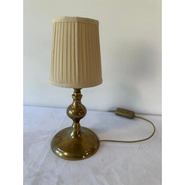 Metal Set of 2 Bedside Lamps, Europe Design 1970 For Sale - Image 7 of 10