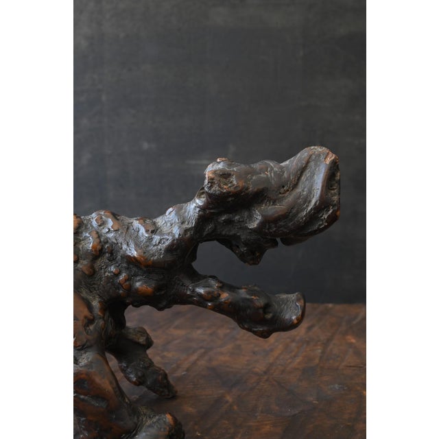 Mid 20th Century Japanese Wood Burl Animal-Form Object / Mitate Folk Art / 20th Century / Sc169 For Sale - Image 5 of 17