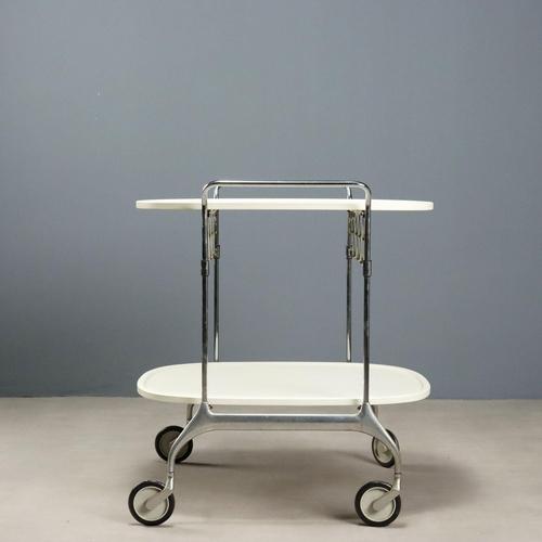 Metal Gastone Kitchen Trolley in Metal and Plastic from Castelli / Anonima Castelli, 1980s For Sale - Image 7 of 10