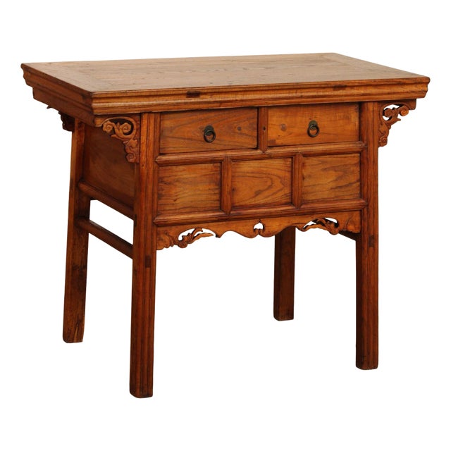 Antique Chinese Hardwood Altar Table For Sale