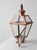 Vintage Copper Lantern Light Fixture With Brass Eagle Finial For Sale - Image 14 of 18