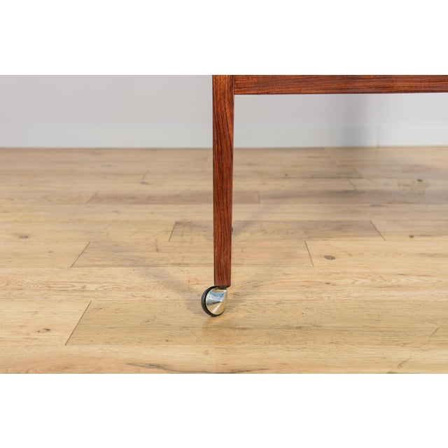 Mid-Century Rosewood Bar with Roller Doors, Denmark, 1960s For Sale - Image 15 of 16