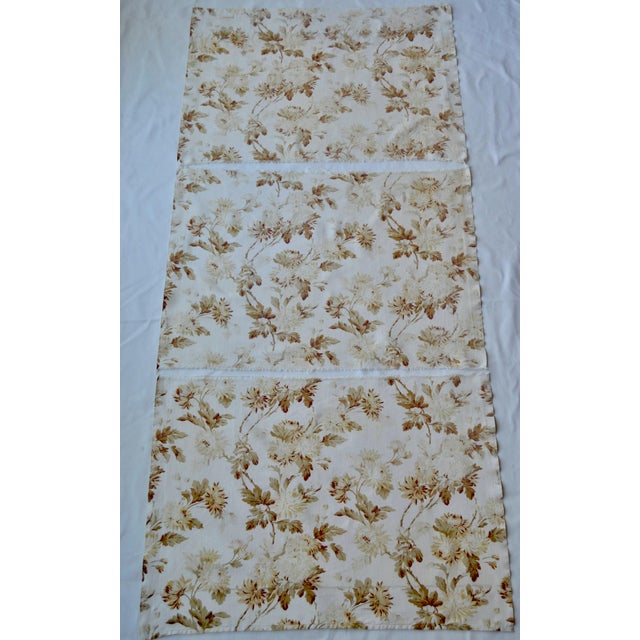 The three pieces are all approximately the same size W35”xH25”. The color palette is very soothing, and the cotton fabric...