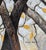 Mid Sized Twisted Branches Acrylic on Canvas Painting. For Sale - Image 4 of 4