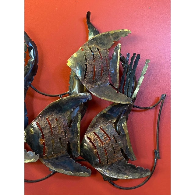Metal Fish Wall Sculpture Chairish