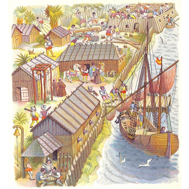 "The Story of Florida" 1947 McNeer, May [Text By] For Sale - Image 11 of 12