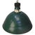 Industrial Large Vintage French Industrial Petrol Green Enamel Pendant Light from Sammode For Sale - Image 3 of 5