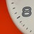 Cream Vintage Wall Clock from Ritz Italora, Italy, 1960s For Sale - Image 8 of 11