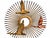 1970s Mid-Century Modern Brutalist Sunburst Bird Wall Sculptures – Exceptional Matching Pair in the Style of Curtis Jeré For Sale - Image 11 of 17