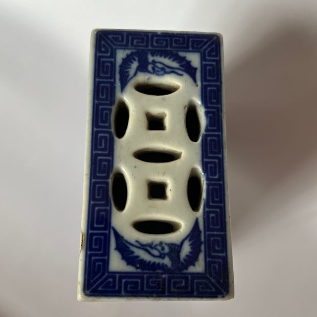 Antique Chinese Porcelain Pillow For Sale - Image 6 of 9