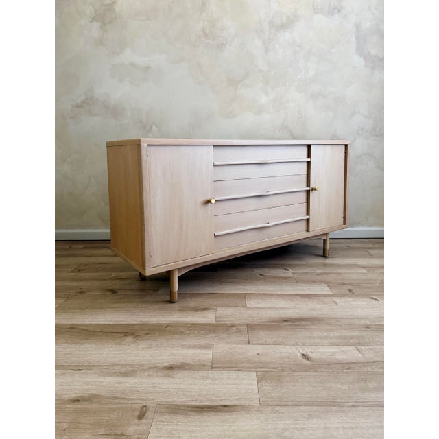 Vintage Organic Modern Sideboard | Solid Wood | Natural Finish For Sale - Image 11 of 14