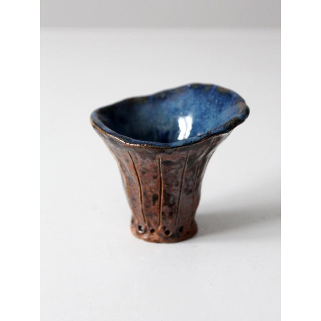 Vintage Studio Pottery Vase For Sale - Image 6 of 11