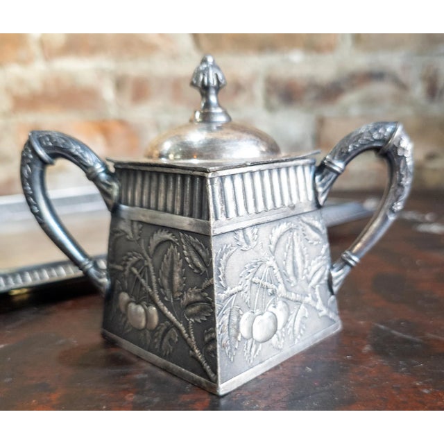 Late 19th Century American Aesthetic Movement Silverplate Tea Set by Rockford Silver Co. For Sale - Image 9 of 13