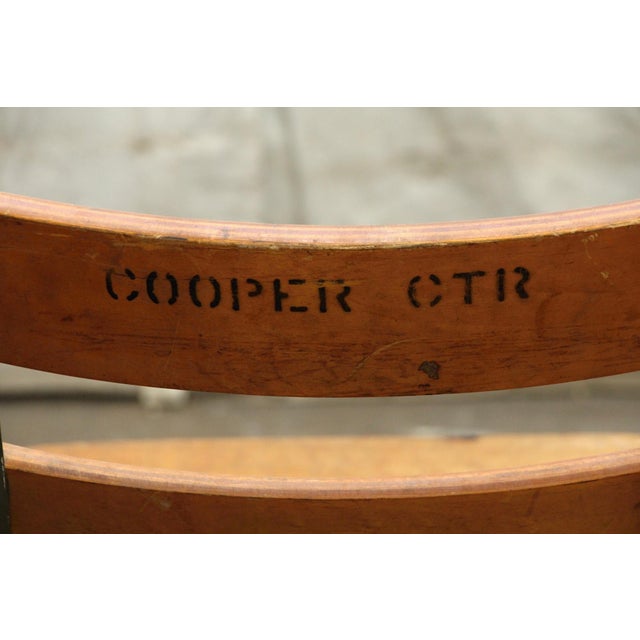 Vintage Cooper Center Child's School Chair With Cubby For Sale - Image 9 of 9