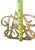 Metal Colonial Williamsburg Queen Anne Cypher Brass Bookends - Pair For Sale - Image 7 of 7