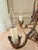 1920s Vintage Spanish Revival Gothic Iron 6 Light Chandelier 6 For Sale - Image 5 of 6