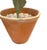 Metal Vintage Potted Tole Red Poppy Flower / Floral Arrangement by Artist Helen Hornberger in an Antique Terracotta Pot For Sale - Image 7 of 9