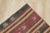 Red 1960s Traditional Ethnic Red Striped Cicim Natural Wool Kilim Rug For Sale - Image 8 of 13