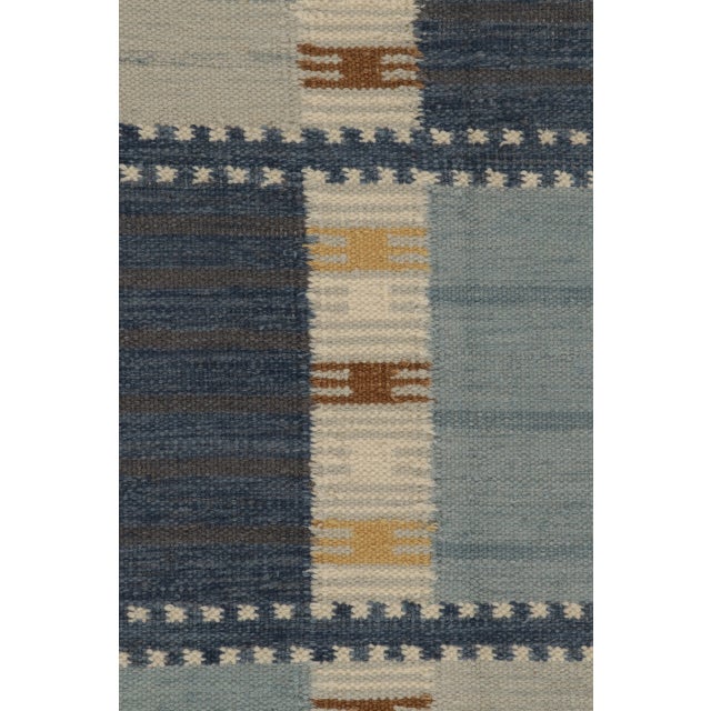 Textile Oversized Contemporary Scandinavian Style Geometric Wool Rug by Rug & Kilim, India For Sale - Image 7 of 10