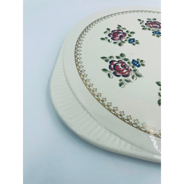 Vintage Ceramic Cake Stand, 1955 For Sale - Image 4 of 9