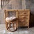 Vintage Bamboo Dressing Table with Drawers and Cushioned Stool, Set of 2 For Sale - Image 4 of 11